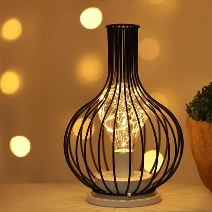 Bezprzewodowa lampa LED w kształcie wazonu, energooszczędne oświetlenie dla obszarów wewnętrznych i zewnętrznych, ciepła biała, operacje baterii