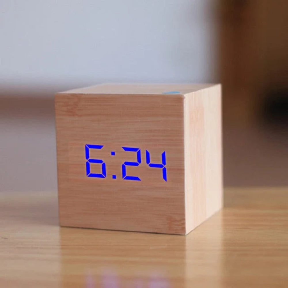 Cyfrowy budzik | Cyfrowy budzik mini LED do sypialni, kuchni i salonu