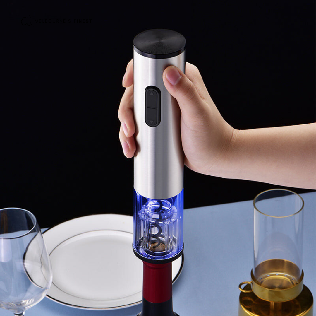 Electric Wine Otwieracz 4-w-1 zestaw z zamknięciem próżniowym i referencją emisji