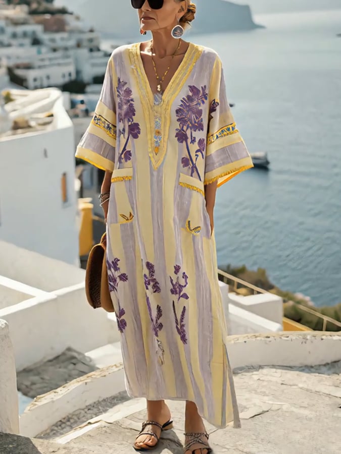 Kaftan | Kobiety modowe | Styl boho na relaks