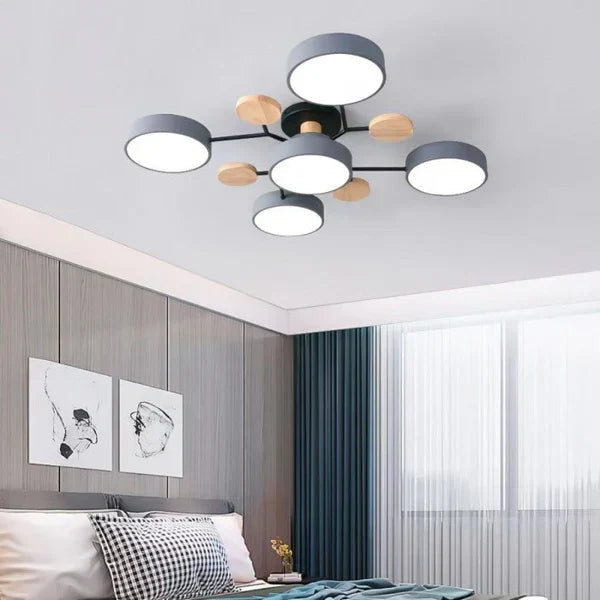 Lampa Sufitowa LED | Lampy Sufitowe do Salonu w Stylu Skandynawskim