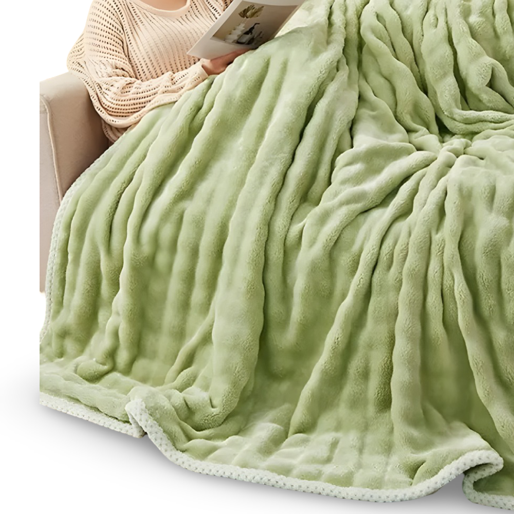 Pluszowy, zimowy kocyk – dwustronny, ultramiękki koc na sofę i łóżko 7