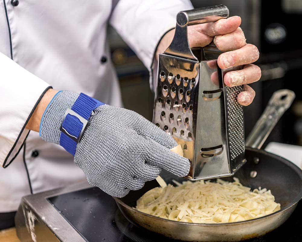 Rękawiczki bezpieczeństwa wykonane ze stali nierdzewnej z ergonomicznym designem -odporne na cięcie i korozję dla przemysłu i gospodarstwa domowego