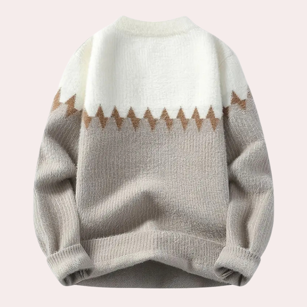 Tanner - Prosty zimowy sweter dla mężczyzn