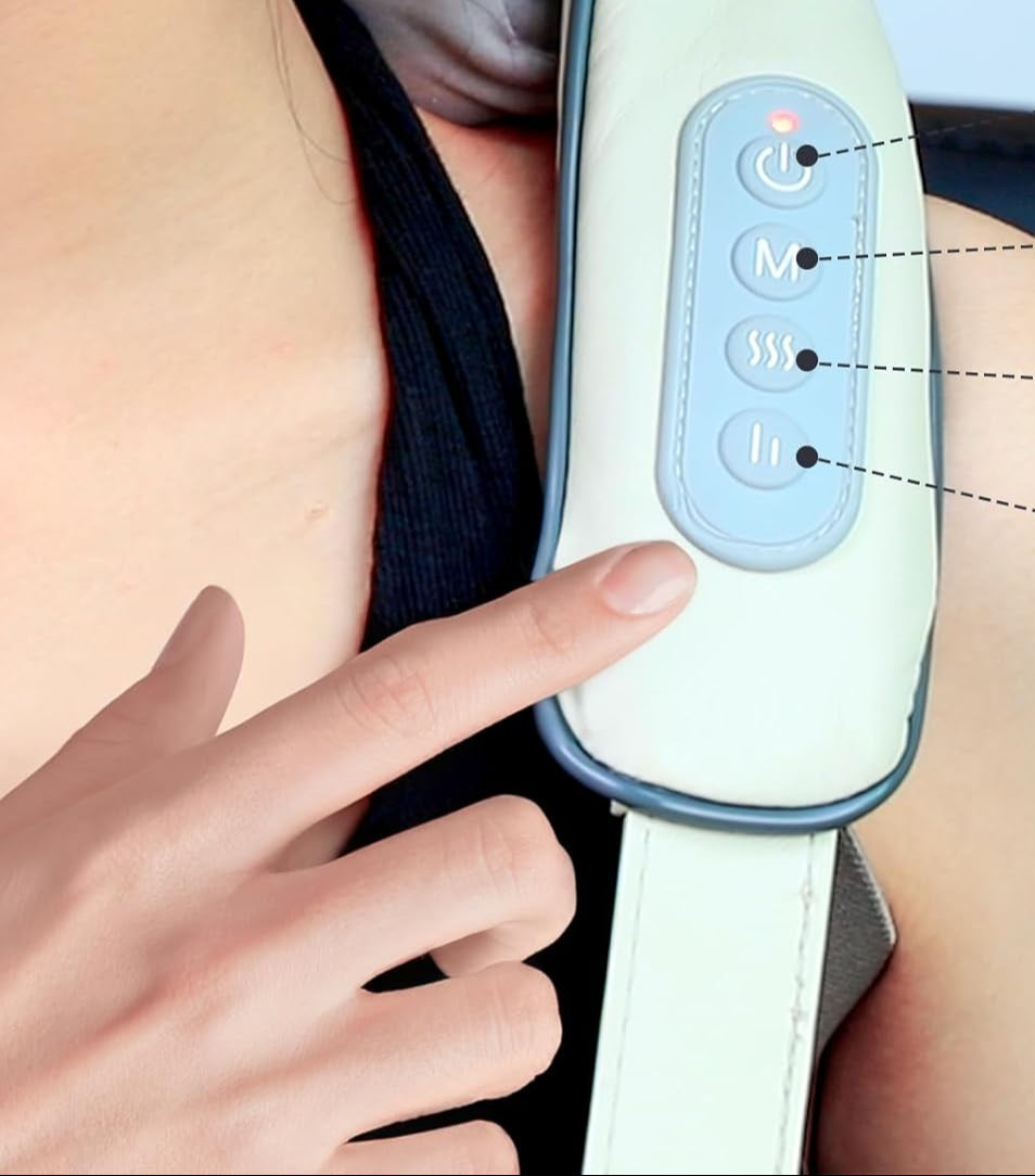 Urządzenie do masażu szyi | Urządzenie do masażu Shiatsu dla szyi, relaksacji wstecznej i ulgi bólu