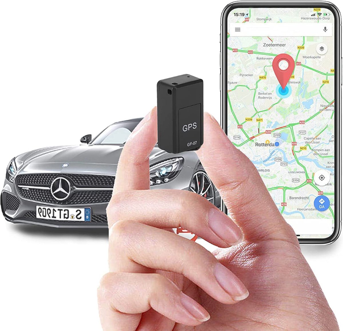 Wodoodporny tracker GPS dla śledzenia w czasie rzeczywistym do śledzenia dostępu do kosztowności, zwierząt domowych i pojazdów
