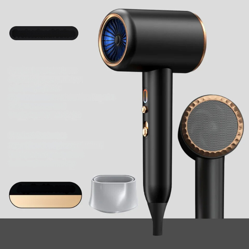 Wysokowydajna suszarka szczotkowa do włosów | Jakość salonowa do domu i w podróży