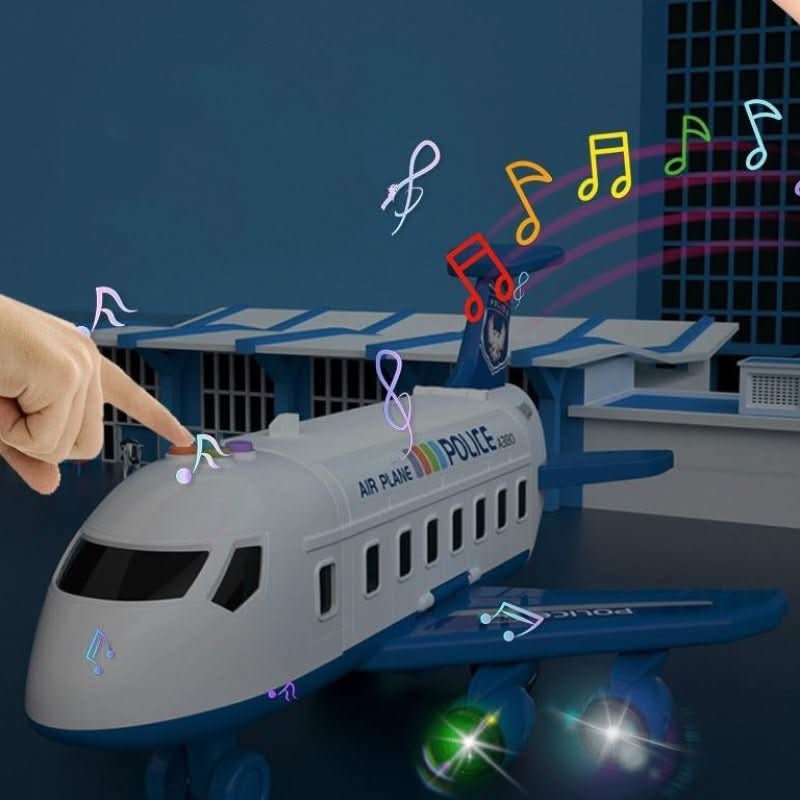 Zestaw interaktywnych lotnisk dla dzieci – duże lotnisko z samolotami, samochodami i akcesoriami 3