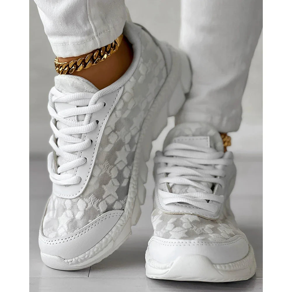 Buty sportowe damskie | Obuwie damskie lato styl uliczny | Karolina