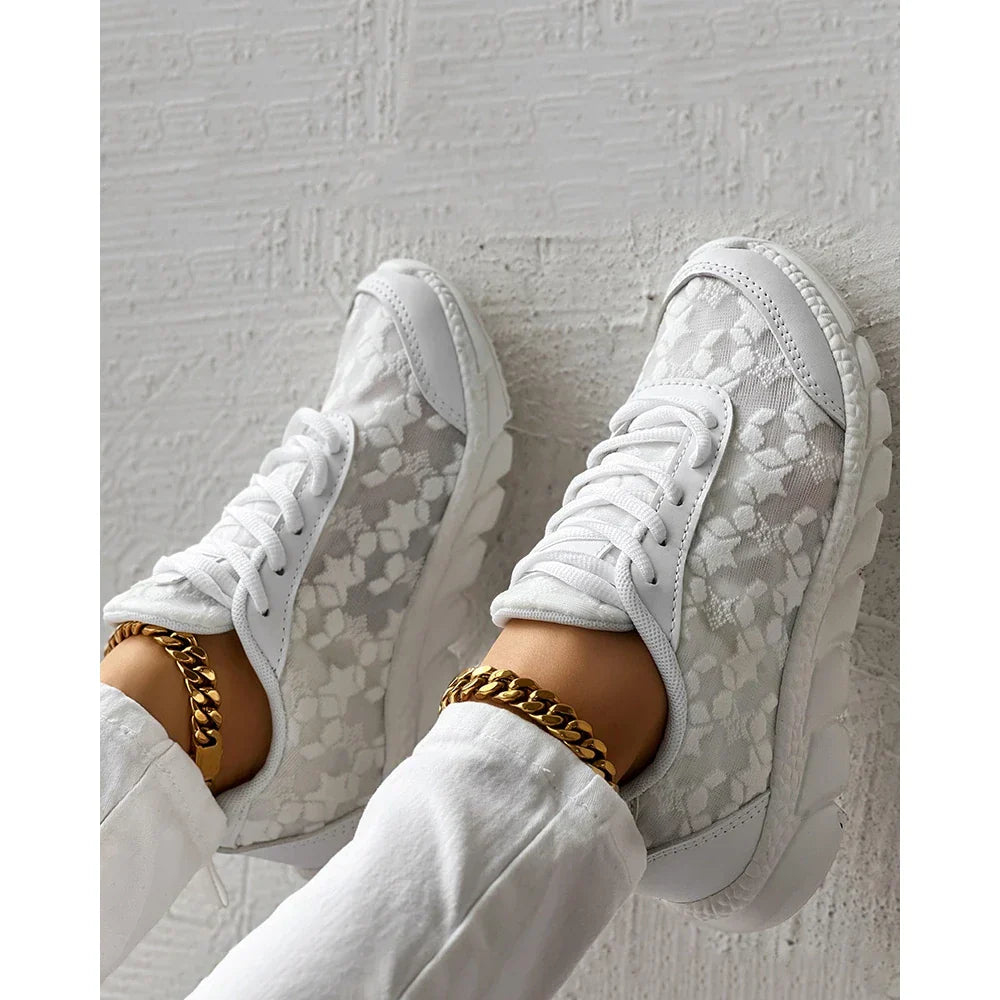 Buty sportowe damskie | Obuwie damskie lato styl uliczny | Karolina