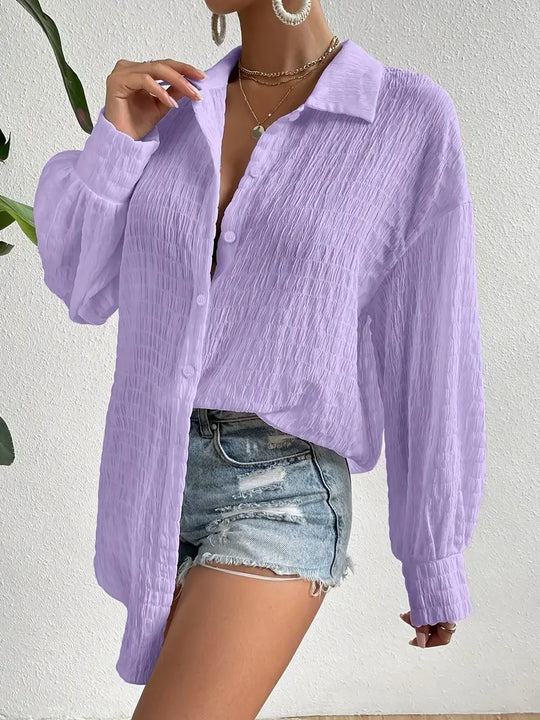 Koszula damska oversize | Lekka i przewiewna na lato | Natalia