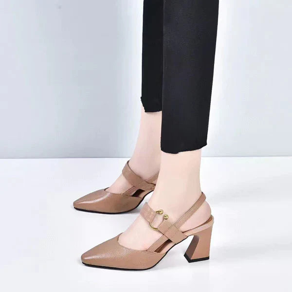 Pumps Blockabsatz | Übergangsschuhe Damen Businessmode | Clara