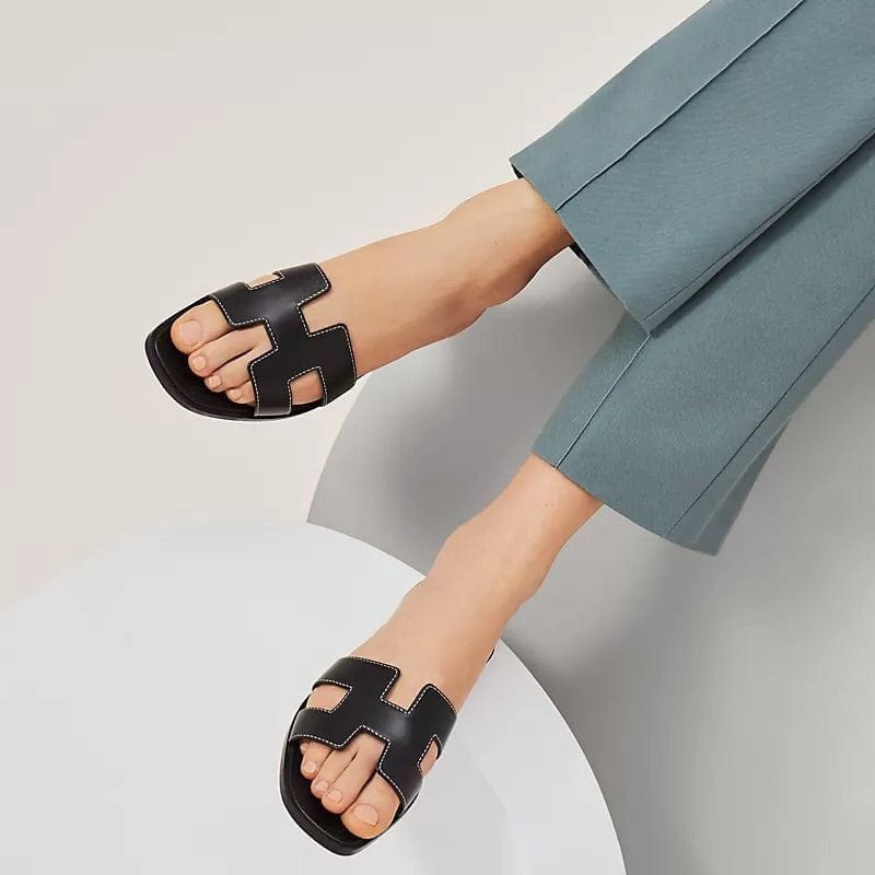 Sandały damskie Summer Boho Style z wyciętym urokiem