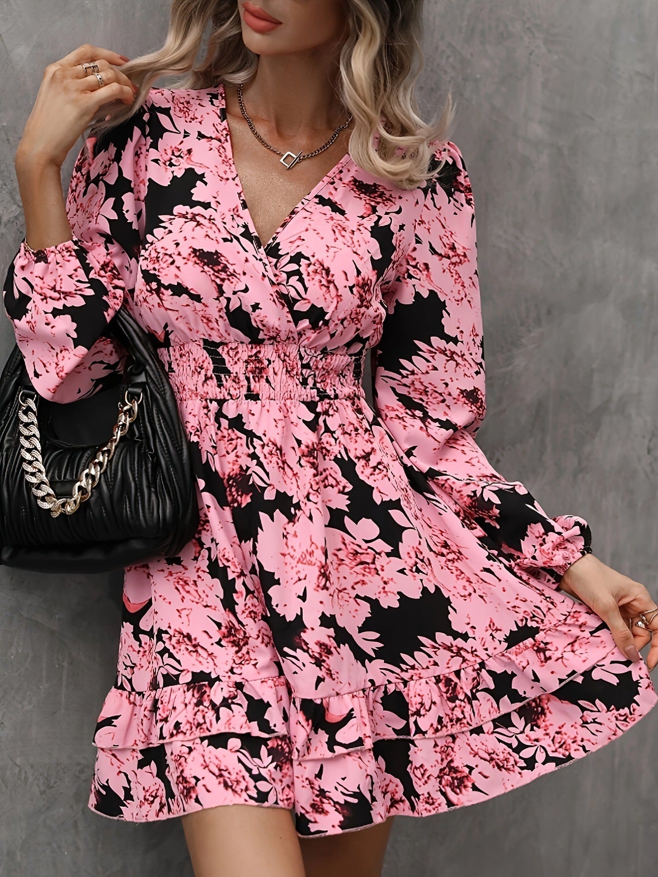 Sukienka damska rozkloszowana | Jesienna moda kobieca | Marlena