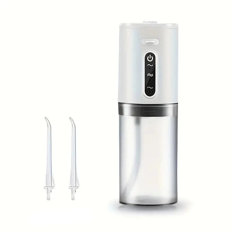 Aquafloss na płetwę wodną z 3 trybami czyszczenia, wodoodporne IPX6, 1200-1600 impulsów na minutę, 4 zmienne dysze