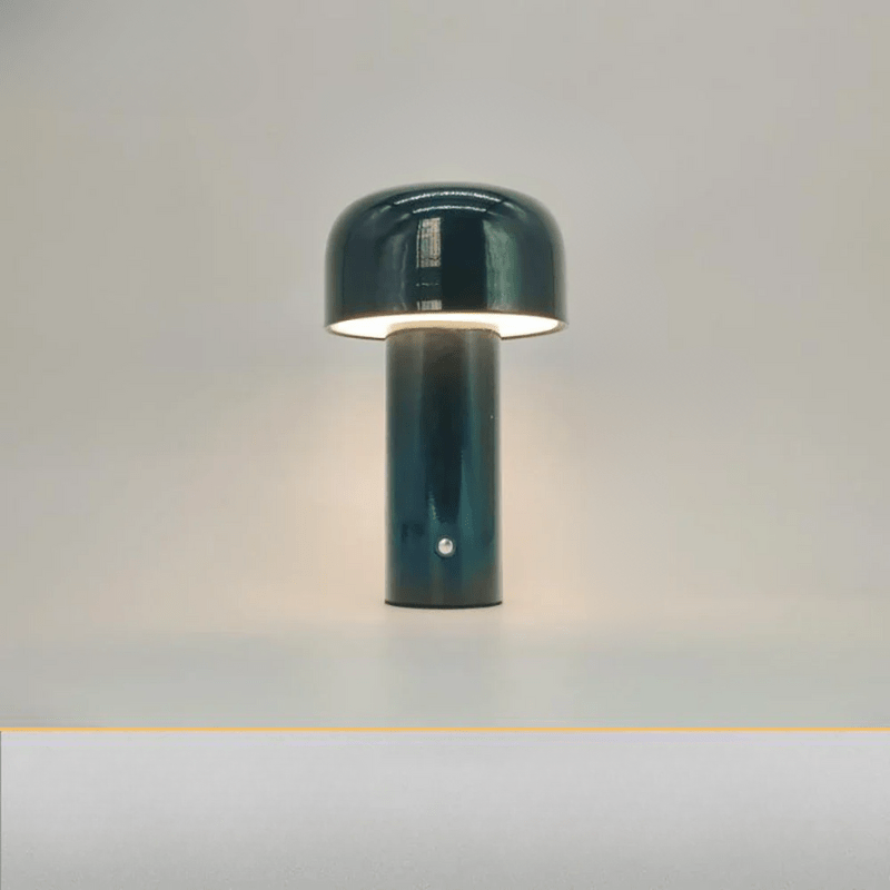 Bezprzewodowa lampka stołowa w kształcie grzybka z baterią USB – Kompaktowa lampka nocna LED do sypialni i biurka 10
