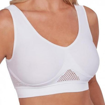 Bezprzewodowy stanik push-up, oddychający design, komfort