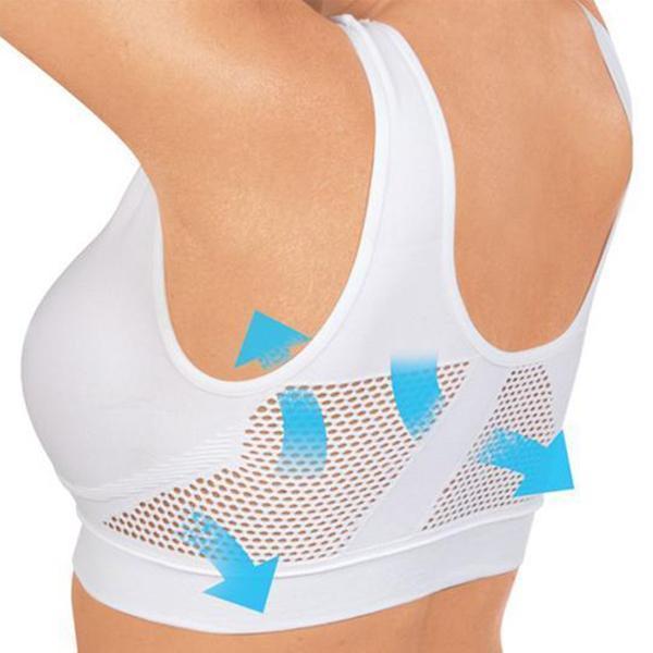 Bezprzewodowy stanik push-up, oddychający design, komfort