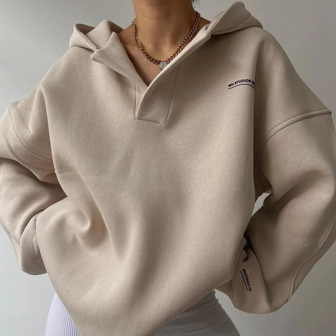 Bluza z kapturem damska | Bluza z kapturem oversize do noszenia na co dzień i w czasie wolnym