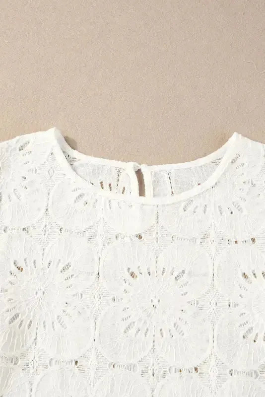 Bluzka Damska z Haftem Kwiatowym | Eleganckie Bluzki Damskie na Wiosnę Lato
