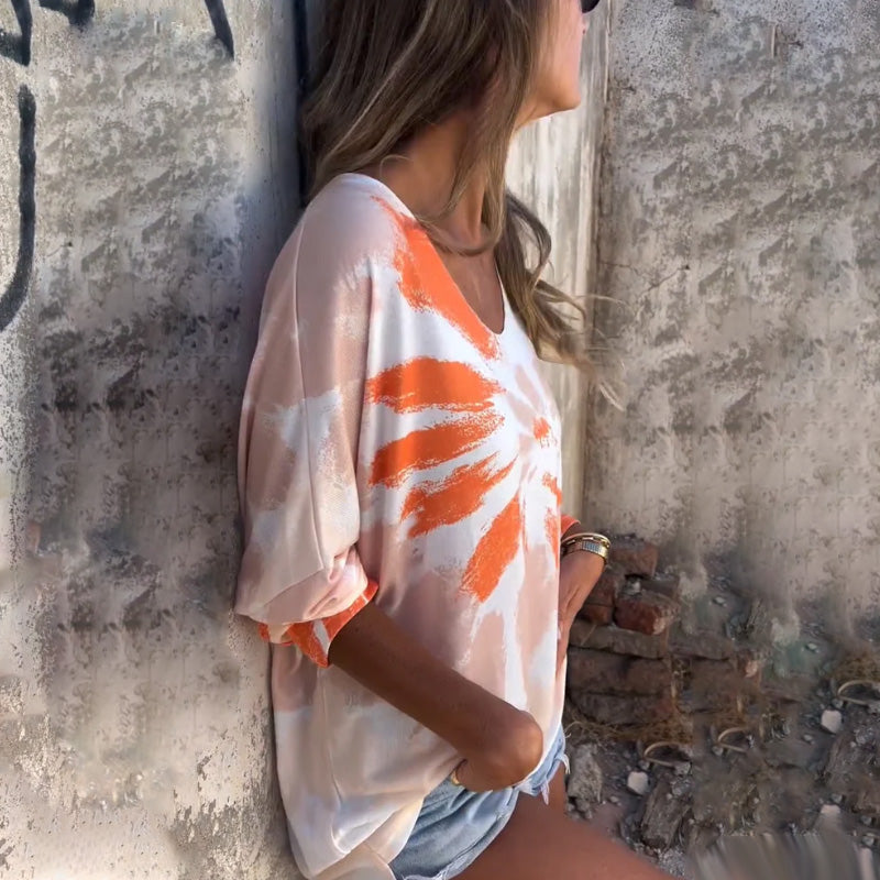 Bluzka kobiet | Bluzki z dekoltem na lato | Stylowy top dla kobiet