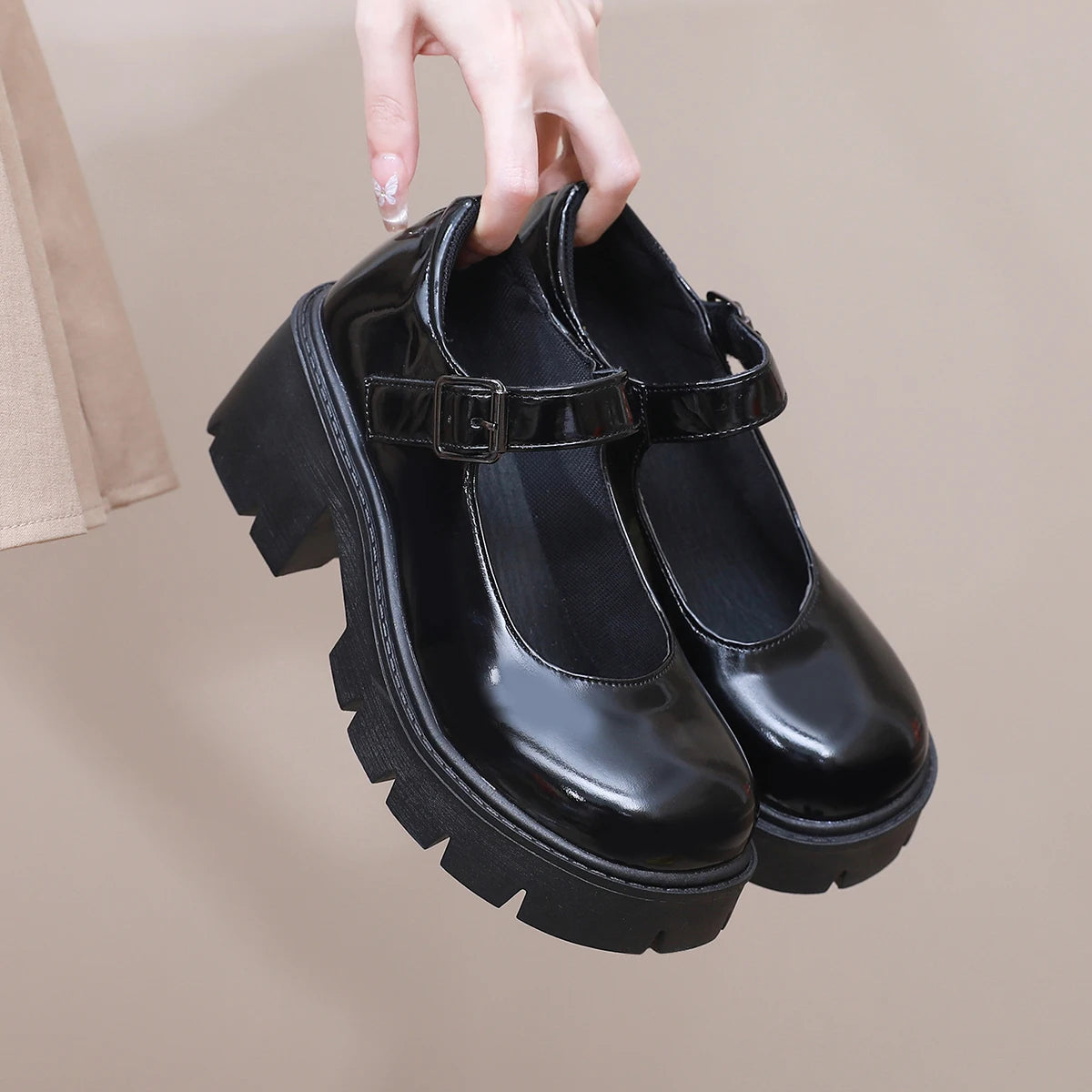 Buty damskie | Buty na platformie do biura i na co dzień