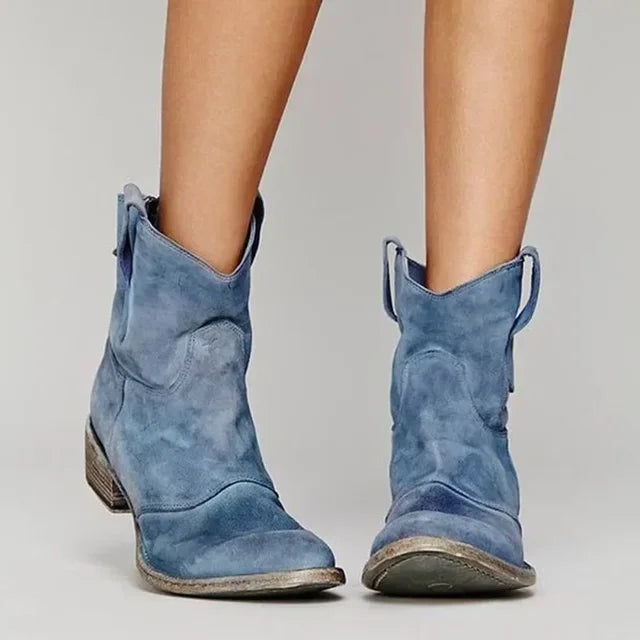 Buty kostki kobiety | Vintage Western | Jesień/zima