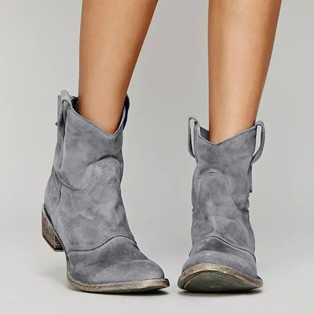 Buty kostki kobiety | Vintage Western | Jesień/zima