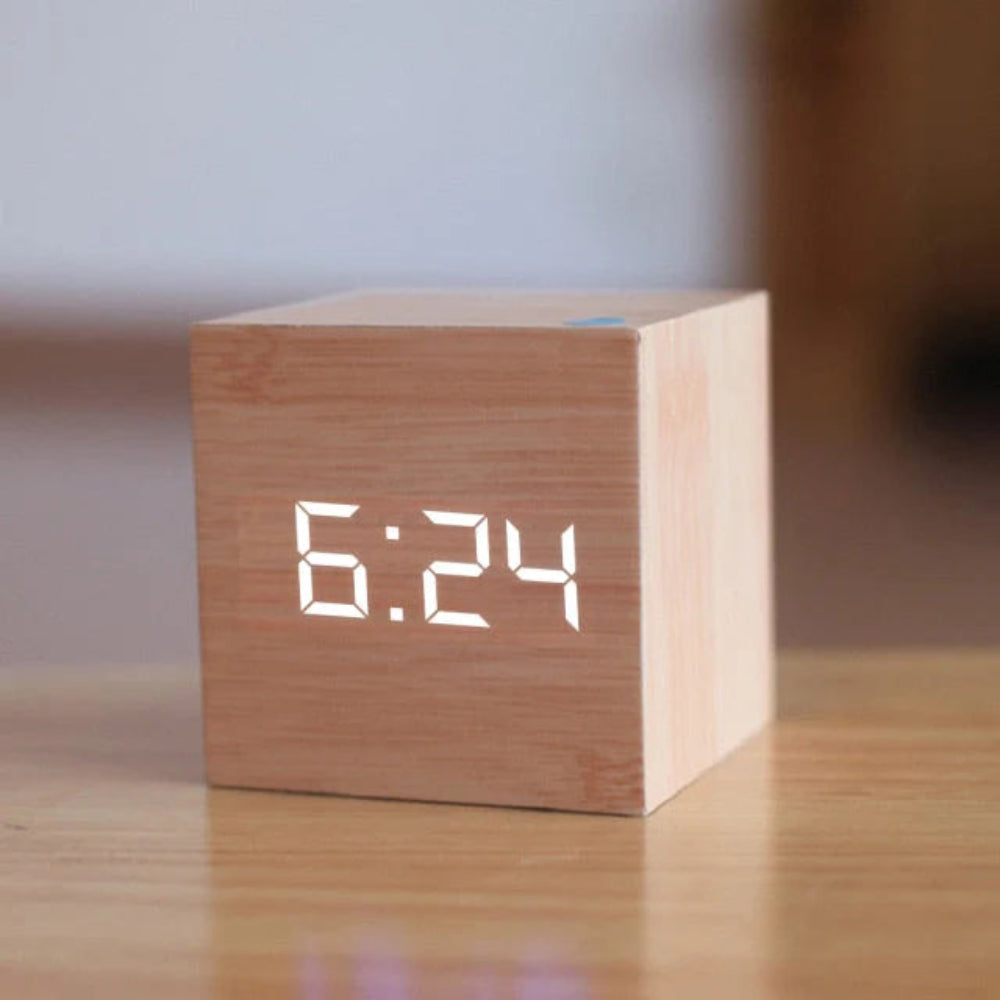 Cyfrowy budzik | Cyfrowy budzik mini LED do sypialni, kuchni i salonu
