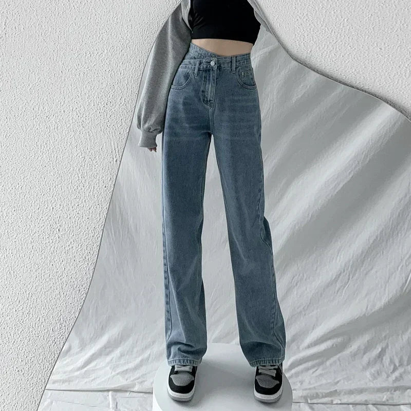 Dżinsy typu mom jeans dla kobiet | Wysoki stan do noszenia na co dzień i na co dzień