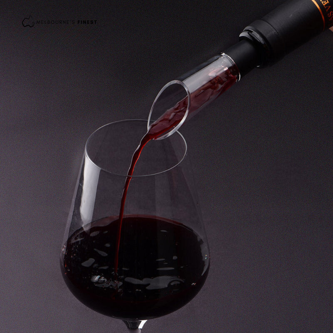 Electric Wine Otwieracz 4-w-1 zestaw z zamknięciem próżniowym i referencją emisji
