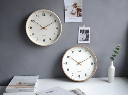 Elegancki zegar ścienny 30 cm – minimalistyczny zegar ścienny do salonu, kuchni i biura
