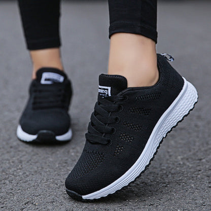 Ergonomiczne buty rekreacyjne dla kobiet - Oddychający tenisówka o wyłącznej wysokości i optymalnym dopasowaniu do wysokiej stabilności