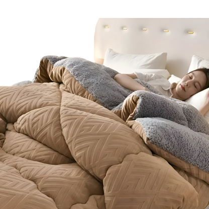 Kołdra Ultra Fluff – dwustronna, pluszowa kołdra nadająca się do prania w pralce, na każdą porę roku – stylowa kołdra z polaru 9