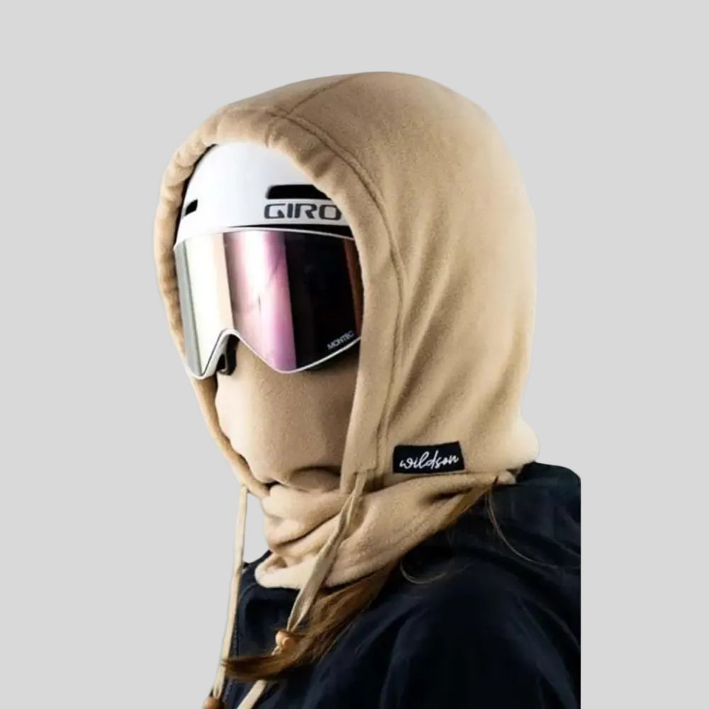 Kominiarka do sportów zimowych – ocieplana maska na twarz kompatybilna z kaskiem, przeznaczona do jazdy na nartach i snowboardzie 3