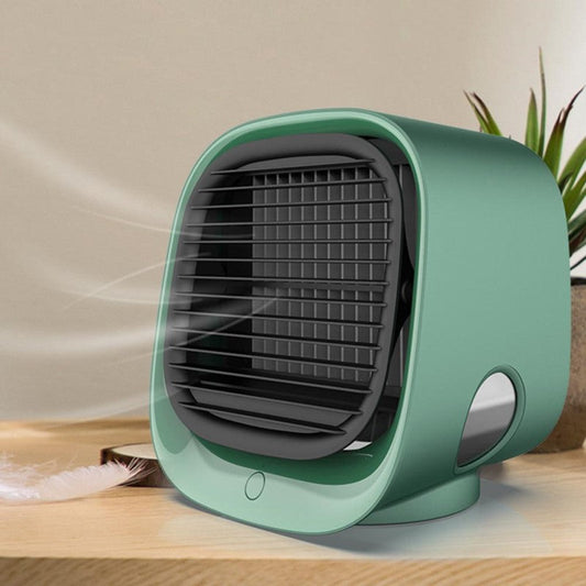 Kompaktowa klimatyzacja 2 w 1 i nawilżacz dla klimatyzatora USB w mieszkaniu z oświetleniem LED i zbiornikiem na wodę uzupełniającą