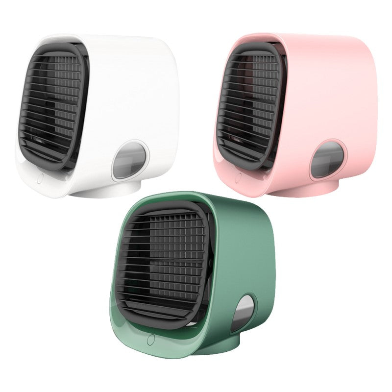 Kompaktowa klimatyzacja 2 w 1 i nawilżacz dla klimatyzatora USB w mieszkaniu z oświetleniem LED i zbiornikiem na wodę uzupełniającą