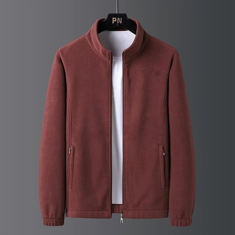 Kurtka męska – regularny krój – kołnierz stójka – zamek błyskawiczny na całej długości – gumka – kieszenie