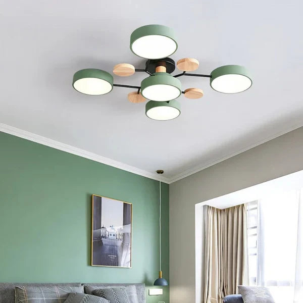 Lampa Sufitowa LED | Lampy Sufitowe do Salonu w Stylu Skandynawskim