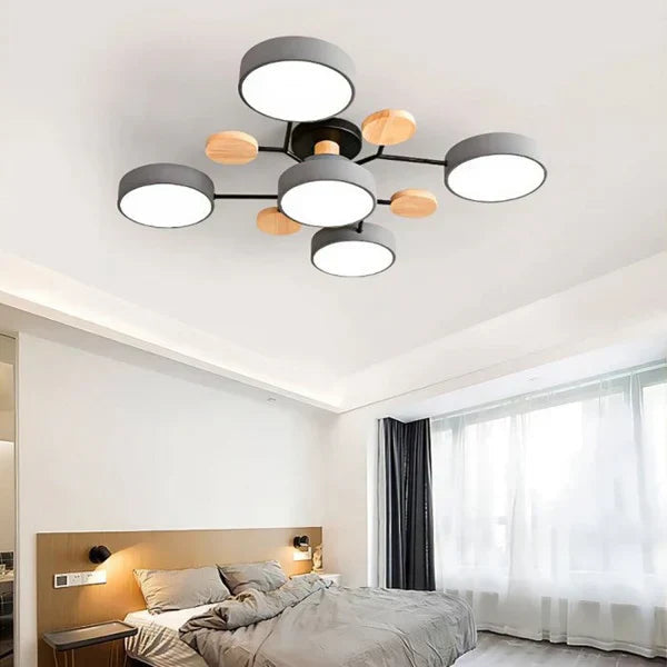 Lampa Sufitowa LED | Lampy Sufitowe do Salonu w Stylu Skandynawskim