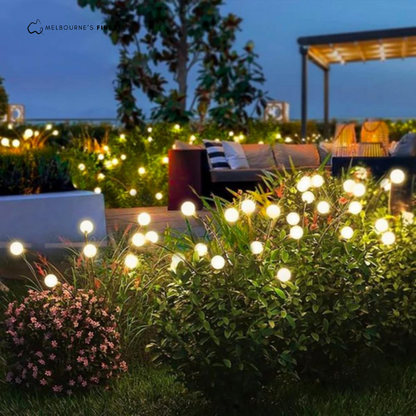 Lampa ogrodowa LED Solar z 8 diodami LED - Projekt odporności na magiczną atmosferę w ogrodzie