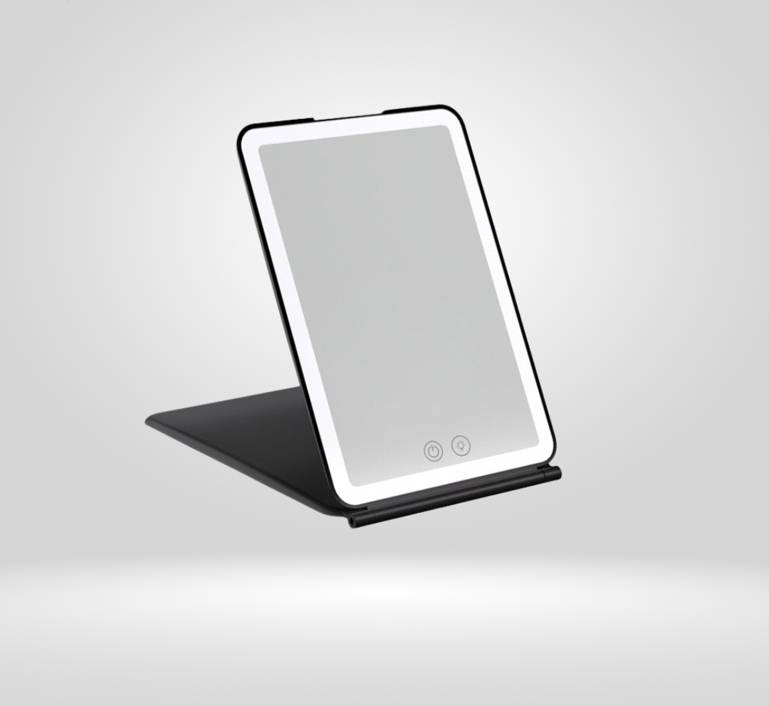 Make-up lustro z oświetleniem i ładowaniem USB Funkcja kosmetyka makijażu, przyciemnione, eleganckie design