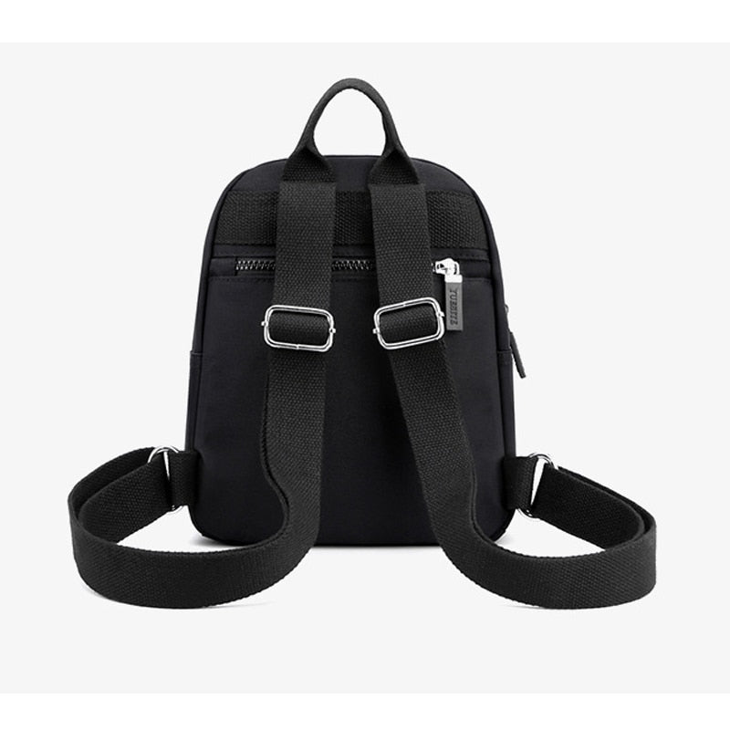 Mini Backpack Kobiety - lekki codzienny plecak z kilkoma przedmiotami i regulowanymi paskami - idealny na wycieczki i szkołę