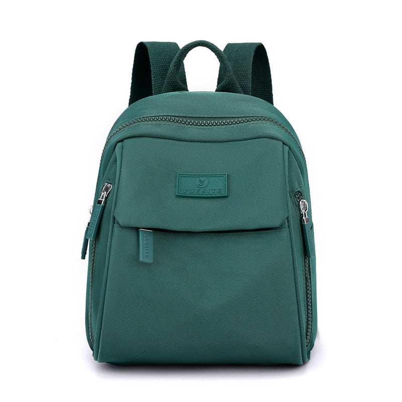 Mini Backpack Kobiety - lekki codzienny plecak z kilkoma przedmiotami i regulowanymi paskami - idealny na wycieczki i szkołę