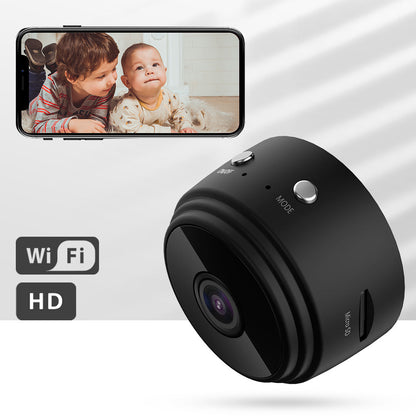 Mini kamera monitorująca z Wi -Fi, noktowizją i detektorem ruchu - transmisja na żywo do telefonu komórkowego dla wewnątrz i na zewnątrz