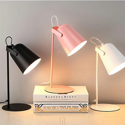 Nordic Adjustable Macaron Desk Lamp – minimalistyczna lampa stołowa LED do sypialni i biura 1