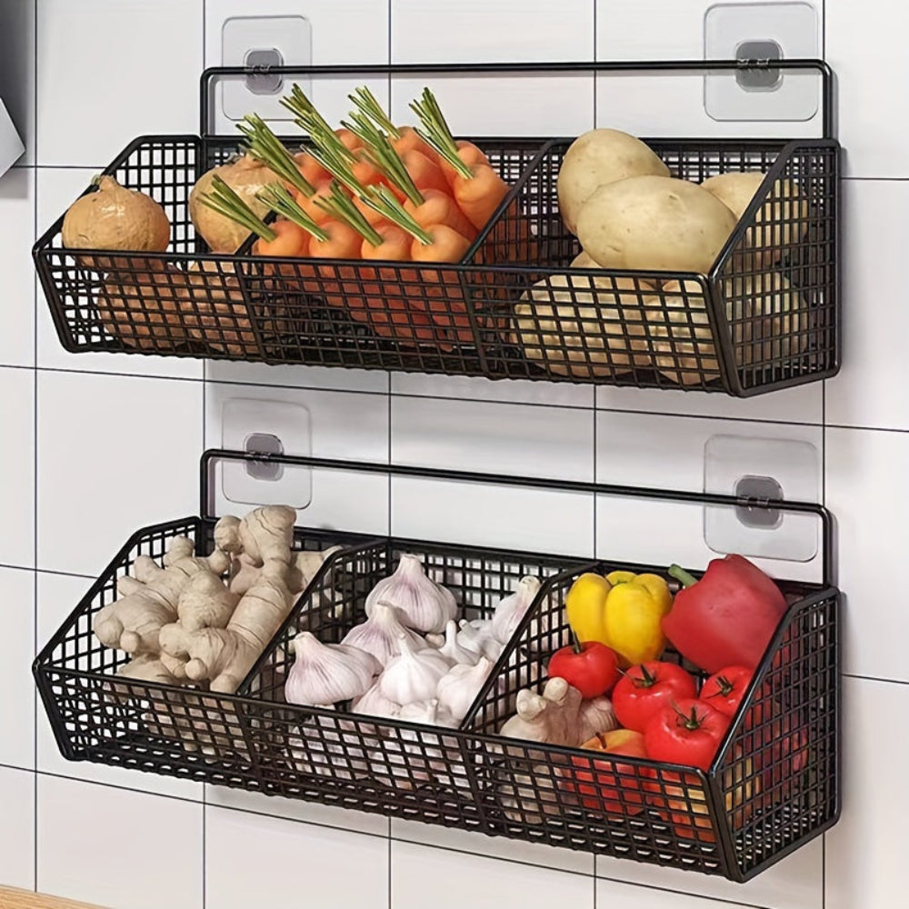 Nowoczesny pojemnik na ścianę, oddychająca konstrukcja druciana do kuchni, łazienki i biura
