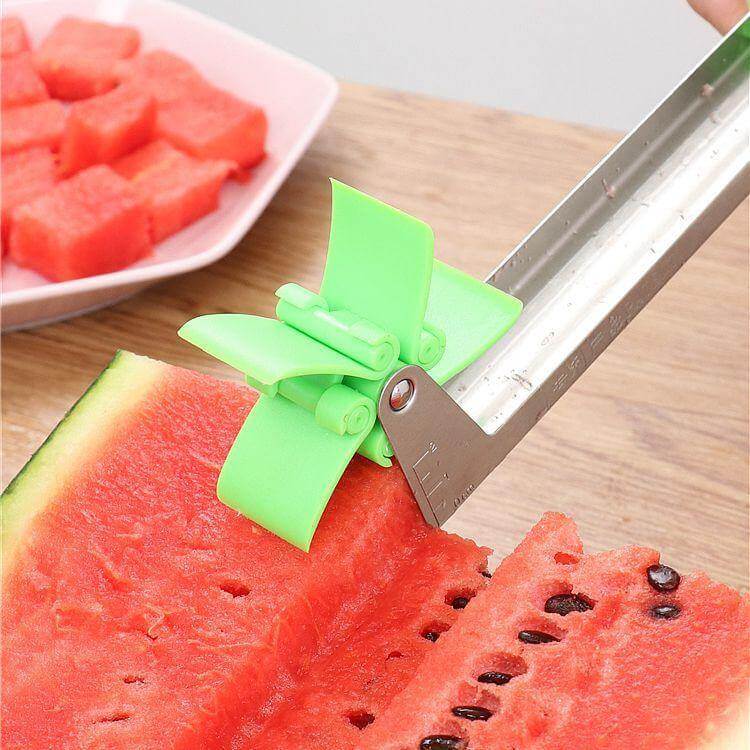 Nożyczki do arbuza wykonane ze stali nierdzewnej z ergonomicznym wycinaniem owoców dla melonów, papai i dużych owoców