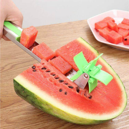 Nożyczki do arbuza wykonane ze stali nierdzewnej z ergonomicznym wycinaniem owoców dla melonów, papai i dużych owoców
