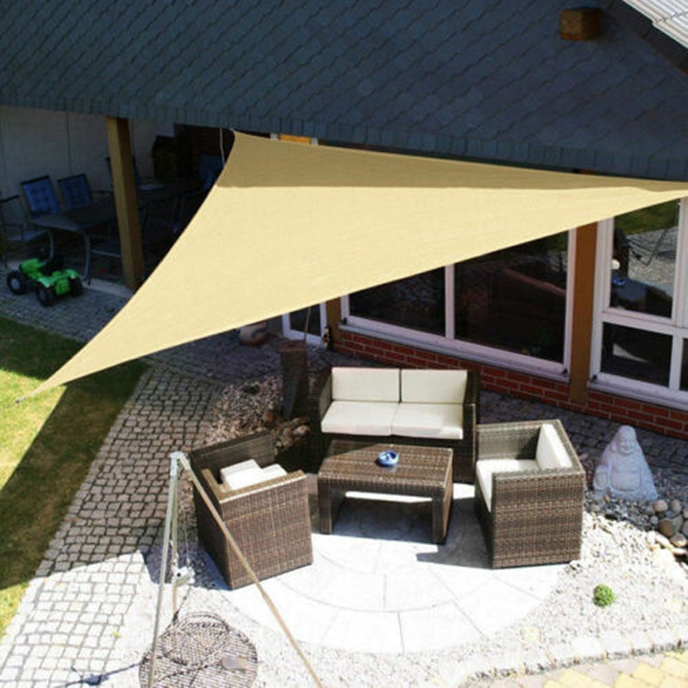 Odporne na promieniowanie wodoodporne Sun Sail for Terrace-Aghight Ochrona przeciwsłoneczna dla ogrodu i kempingu, trwałe i łatwe w montażu